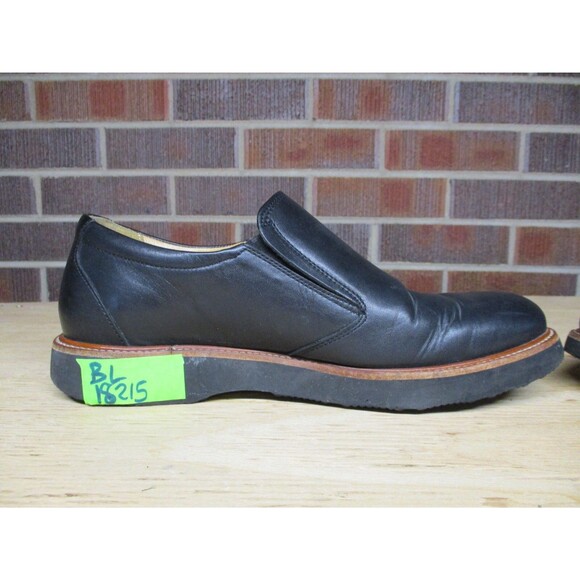 Samuel Hubbard Loafers Mens 8 M Black Leather Frequent Traveler Slip On Casual - Picture 11 of 16